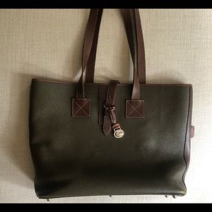 Dooney & Bourke Vintage all leather large tote